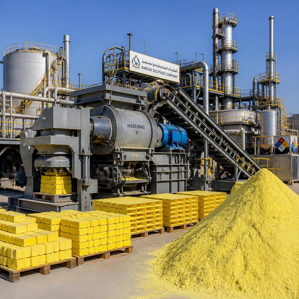 Sulfur Grinding & Pressing Plant